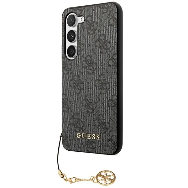 GUESS Θήκη για Samsung Galaxy S24+ Plus, 4G Charms Collection Hardcase, γκρι