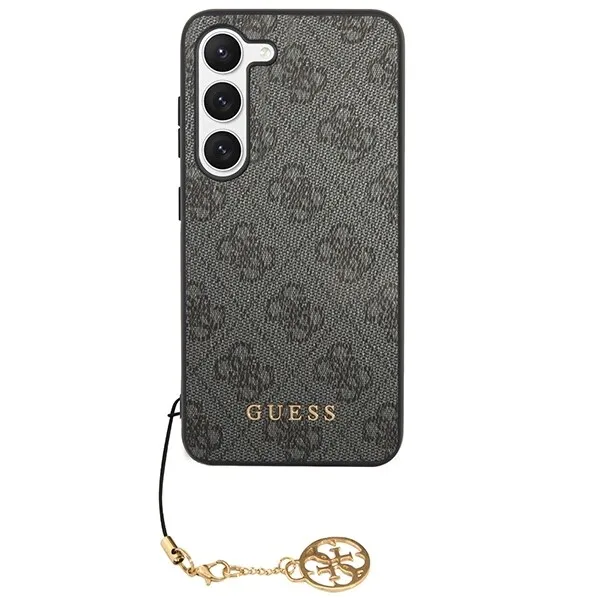 GUESS Θήκη για Samsung Galaxy S24+ Plus, 4G Charms Collection Hardcase, γκρι