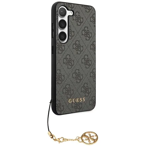 GUESS Θήκη για Samsung Galaxy S24+ Plus, 4G Charms Collection Hardcase, γκρι