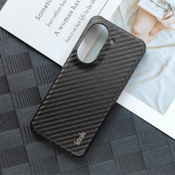 IMAK Θήκη για Asus Zenfone 9 5G / 10 5G, Ruiyi Series Case Carbon, μαύρη