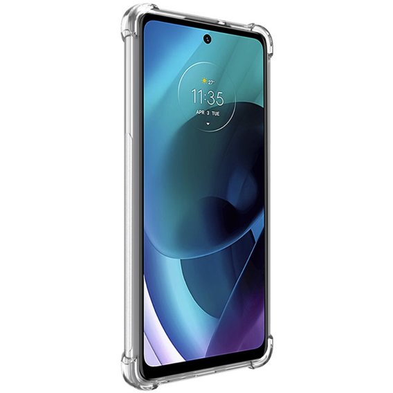 IMAK Θήκη για Motorola Moto G71 5G, Dropproof, διαφανής