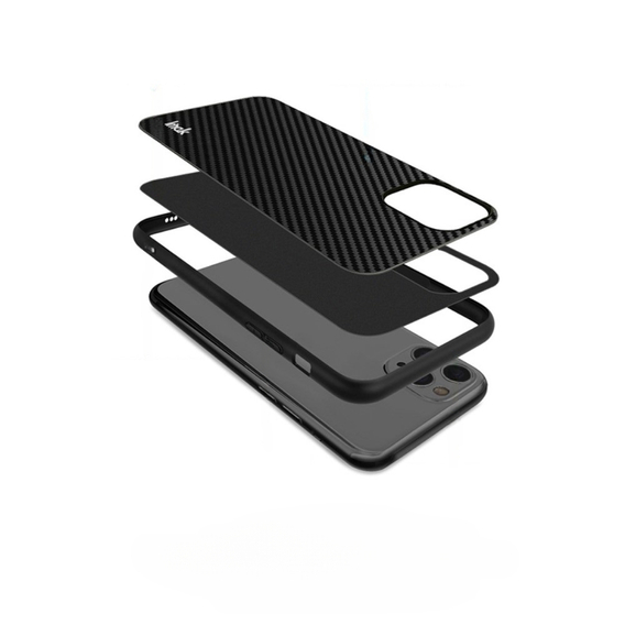 IMAK Θήκη για Sony Xperia 1V, LX-5 Series, Carbon, μαύρη