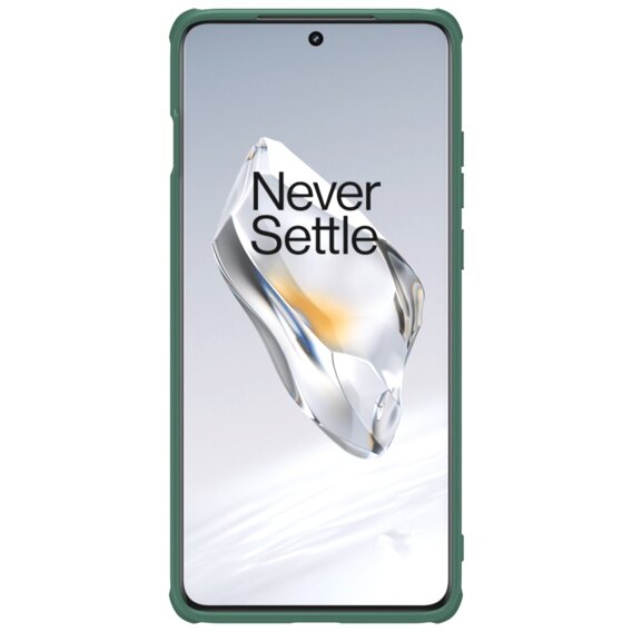 NILLKIN θήκη για OnePlus 12 5G, θήκη Super Frosted Shield, πράσινη