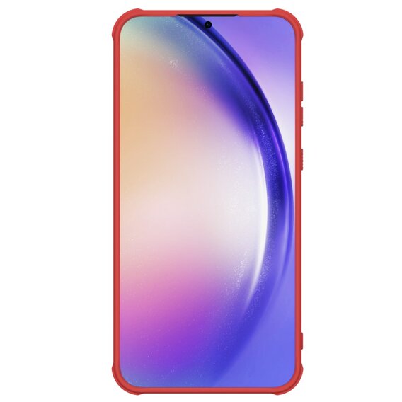 NILLKIN θήκη για Samsung Galaxy A55, θήκη Super Frosted Shield, κόκκινη