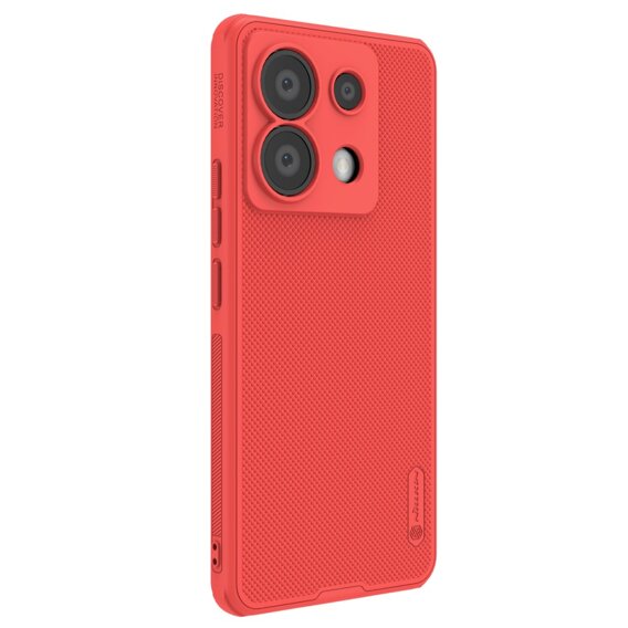 NILLKIN θήκη για Xiaomi Redmi Note 13 Pro 5G, θήκη Super Frosted Shield, κόκκινη