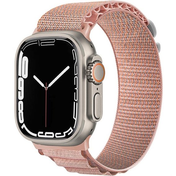 Pasek Nylonowy do Apple Watch 1/2/3/4/5/6/7/8/SE/ULTRA 42/44/45/49mm, Różowy