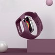 Ζώνη + θήκη Suritch για Apple Watch 4/5/6/7/8/SE 44/45mm, μπορντό