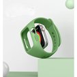 Ζώνη + θήκη Suritch για Apple Watch 4/5/6/7/8/SE 44/45mm, πράσινη