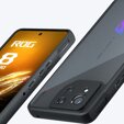 Θήκη για ASUS ROG Phone 8 Pro, Fusion Hybrid, με προστασία κάμερας, ματ / μαύρο