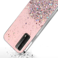 Θήκη για Huawei P Smart 2021/Y7A, Glittery, ροζ