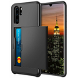 Θήκη για Huawei P30 Pro, Sliding Card Holder, μαύρη