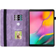 Θήκη για Lenovo Tab M9, Wallet Pen Slot, butterflies, καφέ