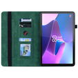 Θήκη για Lenovo Tab P11 Pro Gen 2, Wallet Pen Slot, πράσινη