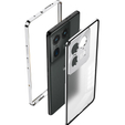 Θήκη για Motorola Edge 50 Ultra, Frame Case, ασημένια