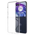 Θήκη για Motorola Razr 50 Ultra, Fusion Hybrid, διαφανής