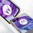 Θήκη για Motorola Razr 50 Ultra, Fusion Hybrid, διαφανής