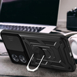 Θήκη για Oppo A78 4G, CamShield Slide, μαύρο