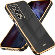 Θήκη για Poco F5 Pro 5G, Glamour CamShield, μαύρη