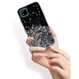 Θήκη για Realme C11 2021, Glittery, μαύρη