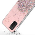 Θήκη για Samsung Galaxy A03s, Glittery, ροζ