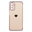 Θήκη για Samsung Galaxy A13 5G, Electro heart, ροζ rose gold