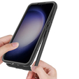 Θήκη για Samsung Galaxy A35 5G, Shockproof, με μεμβράνη, μαύρη