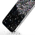 Θήκη για Samsung Galaxy A41, Glittery, μαύρη