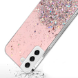 Θήκη για Samsung Galaxy S22+ Plus 5G, Glittery, ροζ