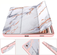 Θήκη για Samsung Galaxy Tab S6 Lite, Suritch Full Body Marble, ροζ