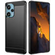 Θήκη για Xiaomi Poco F5 5G, Carbon, μαύρη