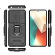 Θήκη για Xiaomi Redmi Note 13 5G, KickStand Camera Lens, μαύρη