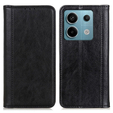 Θήκη για Xiaomi Redmi Note 13 Pro 5G, Wallet Litchi Leather, μαύρη