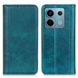 Θήκη για Xiaomi Redmi Note 13 Pro 5G, Wallet Litchi Leather, πράσινη