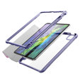 Θήκη για iPad Air 4 10.9 2020 / iPad Pro 11 2020 / 2018, Suritch Full Body Marble, διαφανής / ροζ