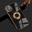 Θήκη για iPhone 12 Pro Max, Electro Ring, μαύρη