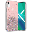 Θήκη για iPhone XR, Glittery, ροζ