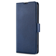 Θήκη με πτερύγιο για Motorola Moto G22, Magnetic Clasp, σκούρο μπλε