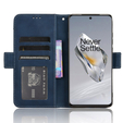 Θήκη με πτερύγιο για OnePlus 12 5G, Card Slot, μπλε