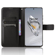 Θήκη με πτερύγιο για OnePlus 12 5G, Wallet Smart Magnet, μαύρη