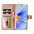 Θήκη με πτερύγιο για Oppo A17, LC.IMEEKE, ροζ rose gold