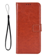 Θήκη με πτερύγιο για Oppo A40, Crazy Horse Wallet, καφέ