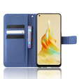 Θήκη με πτερύγιο για Oppo Reno8 T 4G, Wallet Smart Magnet, μπλε