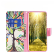 Θήκη με πτερύγιο για Realme C55, Wallet, tree of life, λευκή