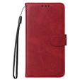 Θήκη με πτερύγιο για Samsung Galaxy A34 5G, Leather Wallet, κόκκινη