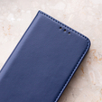 Θήκη με πτερύγιο για Samsung Galaxy A54 5G, Smart Magnetic, σκούρο μπλε + γυαλί 9H 