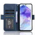 Θήκη με πτερύγιο για Samsung Galaxy A55 5G, Card Slot, μπλε