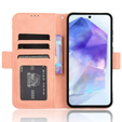Θήκη με πτερύγιο για Samsung Galaxy A55 5G, Card Slot, ροζ