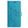 Θήκη με πτερύγιο για Samsung Galaxy A55 5G, Wallet, Butterfly, μωβ