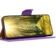 Θήκη με πτερύγιο για Samsung Galaxy A55 5G, Wallet Litchi Leather, μωβ