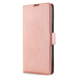 Θήκη με πτερύγιο για Xiaomi 12 Pro, Wallet, ροζ rose gold